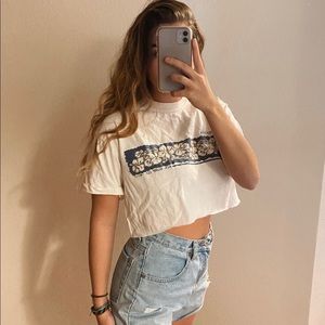 white cropped wisconsin dells tshirt !